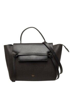 Celine Belt Bag Mini 2-Way Dark Brown Leather